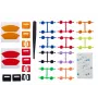 Asetek SimSports Colour Kit, skirtas Forte pedalams – stabdžių elastomerai ir droselio spyruoklės