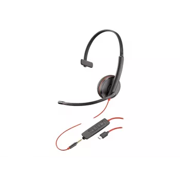 Poly Blackwire C3215 USB-C Monaural Headset