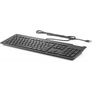 HP Business Slim klaviatūra Pan Nordic QWERTY juoda USB laidinė