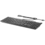 HP Business Slim klaviatūra Pan Nordic QWERTY juoda USB laidinė
