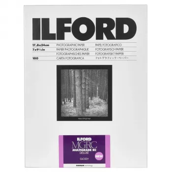ILFORD Multigrade RC Deluxe 1M fotopopierius, 18x24 cm, 100 lapų