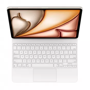 Apple Magic Keyboard, skirtas Apple iPad Air 13 (M2/M3), baltas, Smart Connector, šveicariška klaviatūra