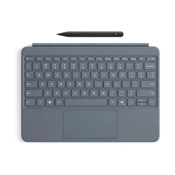 Microsoft Surface Pro 12 klaviatūra su „Slim Pen“, mėlyna (Ocean)