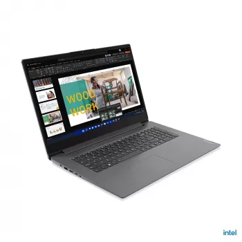 Lenovo V17 G4 IRU 17,3 colio Intel Core i5-13420H 8GB RAM 512GB SSD FHD Windows 11 Pro nešiojamas kompiuteris Arctic Grey