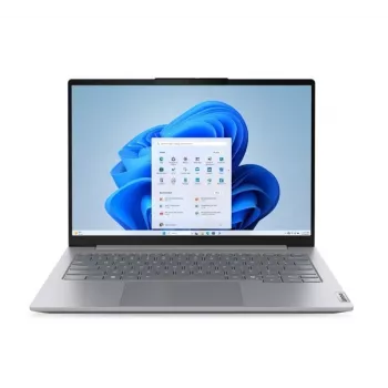 Lenovo ThinkBook 14 G8 21SJ00V6PB nešiojamas kompiuteris, Intel Core Ultra 5 225U, 16GB RAM, 512GB SSD, 14.0 inch WUXGA IPS, Windows 11 Pro, Luna Grey, 3 metų garantija su išvykimu į vietą + CO2 kompensavimas