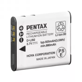 Pentax D-LI92 (B) ličio jonų baterija 925 mAh 3,7 V juoda