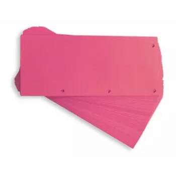 ELBA Oxford Duo skiriamosios juostelės 240x105 mm, rožinės, 160 g/m²