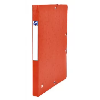 Oxford TOP FILE+ dokumentų dėžė A4 2,5 cm raudona