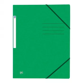 Oxford TOP FILE+ Kampinis elastingas aplankas A4 Žalias - Biuro reikmenys