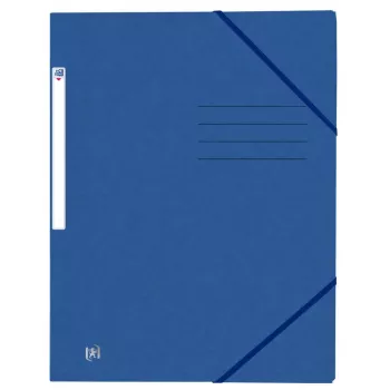 Hamelin TOP FILE+ Kampinis aplankas su elastine juostele A4 3 atvartai Mėlyna 400116324