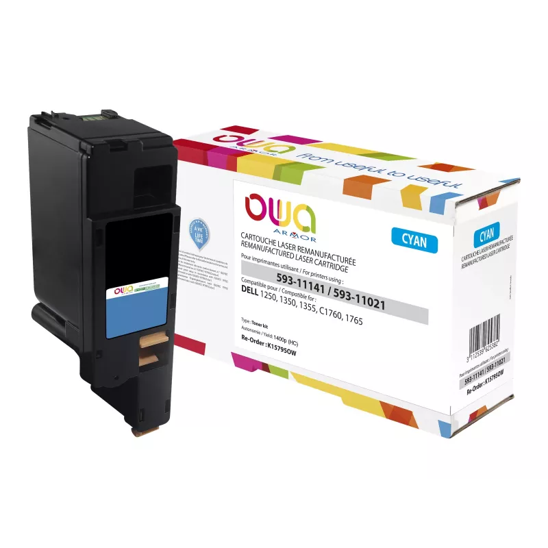 Armor Cyan Compatible Toner Cartridge (Alternative to Dell 593-11141)