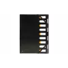 Exacompta 55334E Forever dokumentų aplankas A4 polipropilenas juodas 320x240 mm