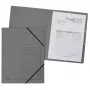 Exacompta Elasticated Folder A4 Grey Colorspan 355g be atvartų