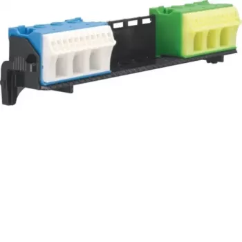 HAGER Terminal Carrier su 2x14 PE/N gnybtais QuickConnect FZ381