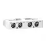 APC GVAE20 Basic PDU 20A 0U vertikalus maitinimo paskirstymo įrenginys, 12x C13 + 4x C19, juodas