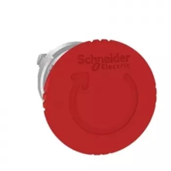 Schneider Electric avarinio sustabdymo mygtukas ZB4BS844 40 mm raudona grybo formos galvute