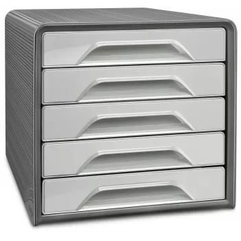 CEP Office Solution Smoove Drawer Box Light Grey su 5 stalčiais 1071116361