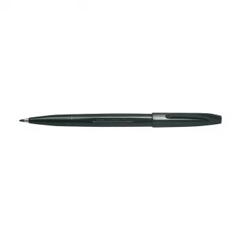 Pentel Sign Pen - Juoda - Plona - Juoda - Vandens pagrindo rašalas - 0,8 mm - 12 vnt. pakuotė