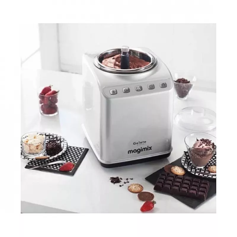 Magimix Gelato Expert ledų gaminimo aparatas 11680RW 2x2L integruota aušinimo sistema