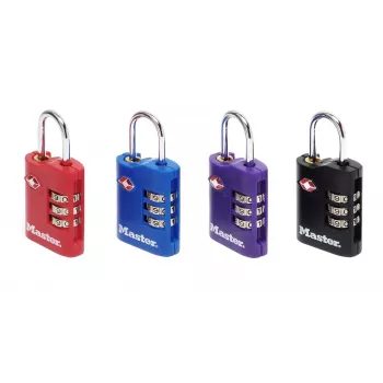 Master Lock 2 vnt. TSA derinimo spyna įvairių spalvų