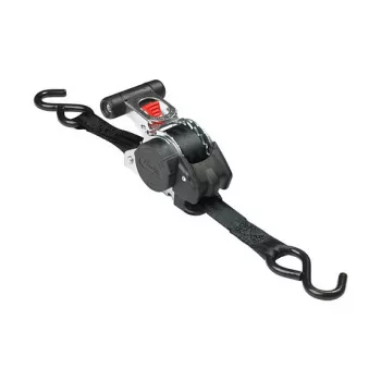 MasterLock Ratchet Tie-Down Strap with S-Hooks 4.87m 400kg 3248EURDAT