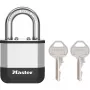 Master Lock Elite 45mm Laminuota Pakabinama Spyna su 25mm Kilpa, 5-Kaiščių Cilindru, Sidabrinė/Pilka