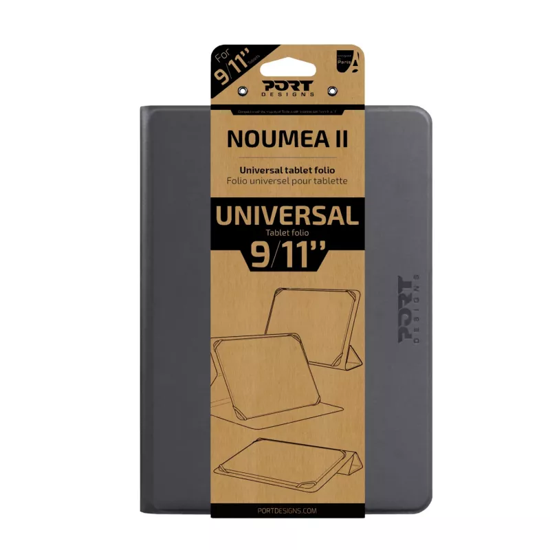 PORT Designs Noumea II Universal Tablet Case 9-11 inch Grey