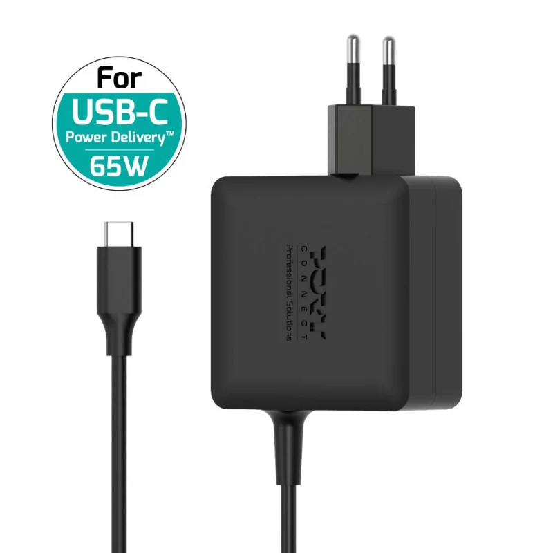 PORT Designs GaN 65W USB-C maitinimo blokas su EU kištuku
