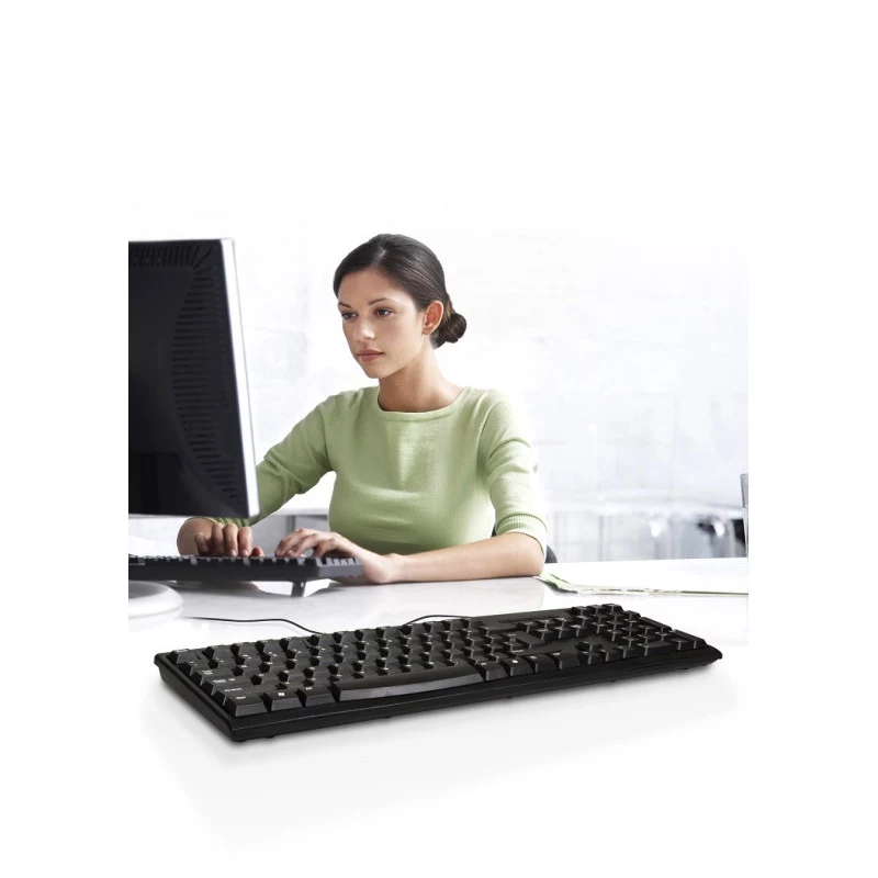 PORT Designs PORT OFFICE klaviatūra - USB - AZERTY - prancūziškas išdėstymas - juoda