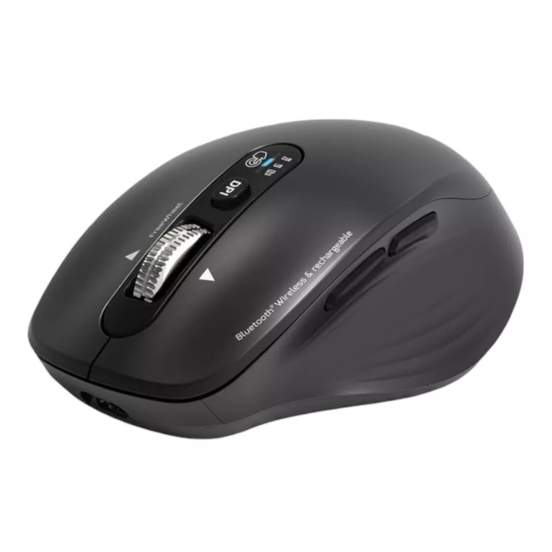 PORT Designs PORT Connect Professional BUSINESS Įkraunama belaidė pelė - Optinė - 6 mygtukai - 2,4 GHz, Bluetooth - USB imtuvas - Juoda