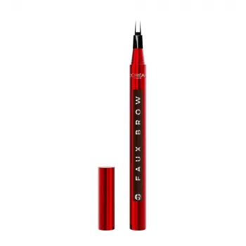 L'OREAL Infaillible Faux Brow dvipusis antakių pieštukas ir dažai, Dark Brunette, 1 ml