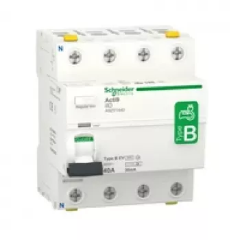Schneider Electric A9Z51440 liekamosios srovės įtaisas 4P 40A B-EV tipo elektromobilių įkrovimo stotelėms