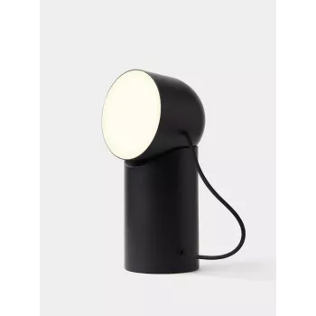 Lexon Orbe nešiojama LED lempa juoda LH88N