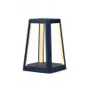 LEXON Lantern LED Portable Lamp with Qi Wireless Charging, Dark Blue LH94DB