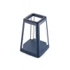 LEXON Lantern LED Portable Lamp with Qi Wireless Charging, Dark Blue LH94DB