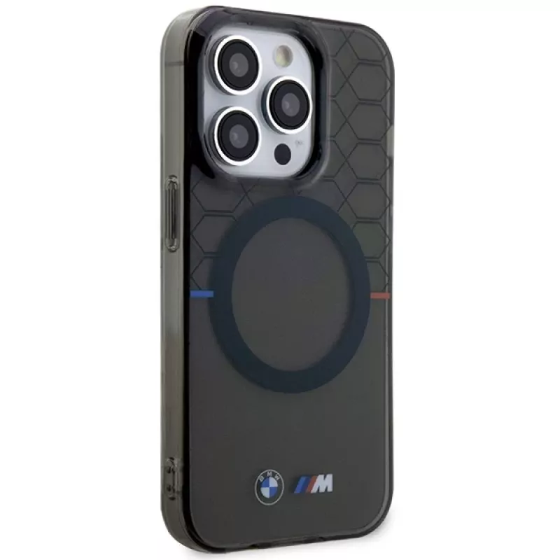 BMW Pattern MagSafe Case, skirtas iPhone 13 Pro Max 6,7 inch pilkas