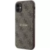 Guess GUHMN61G4GFRW Hardcase, skirtas Apple iPhone 11 / XR 6,1 inch ruda oda metalinis logotipas MagSafe 4G kolekcija