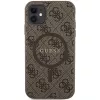 Guess GUHMN61G4GFRW Hardcase, skirtas Apple iPhone 11 / XR 6,1 inch ruda oda metalinis logotipas MagSafe 4G kolekcija