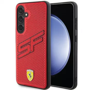 Ferrari FEHCS24MPINR S24+ S926 Red Hardcase Big SF Perforated, skirtas Samsung Galaxy S24+