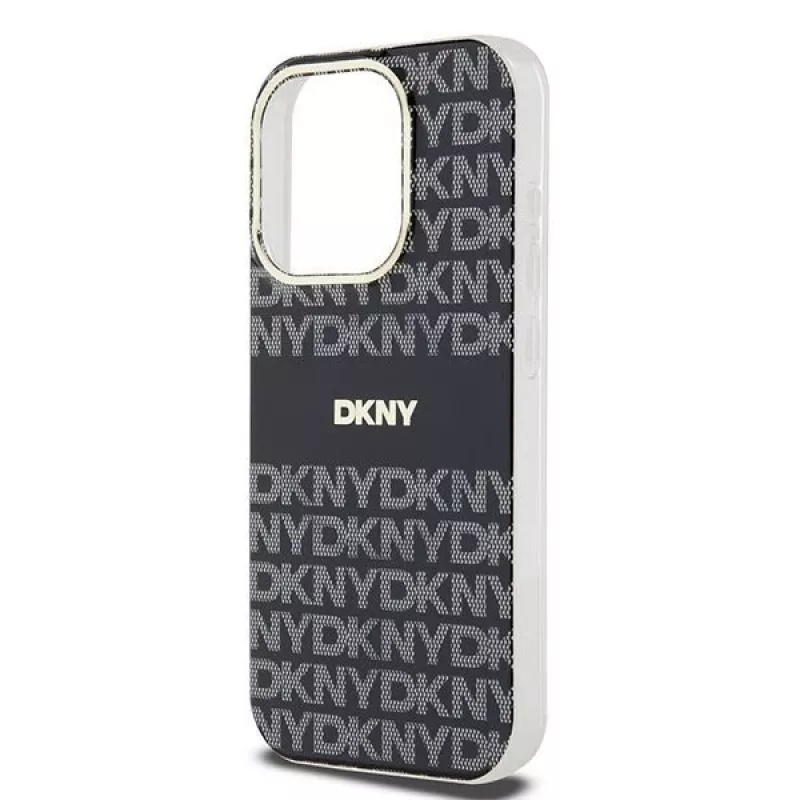 DKNY DKHMP14XHRHSEK Hardcase IML Mono & Stripe MagSafe, skirta iPhone 14 Pro Max 6.7, juoda