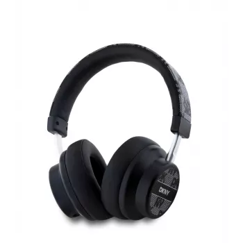 DKNY DKBHM2PCSHLK Bluetooth ausinės, dengiančios ausis, juodas languotas raštas