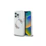 Guess GUHMP16LHFWFCT Hardcase, skirta iPhone 16 Pro 6,3 inch permatomas IML gėlių vainikas MagSafe