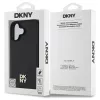DKNY DKHMP16SPSHRPSK iPhone 16 6.1 Kietas Dėklas Juodas Repeat Pattern Stack Logo MagSafe
