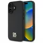 DKNY DKHMP16SPSHRPSK iPhone 16 6.1 Kietas Dėklas Juodas Repeat Pattern Stack Logo MagSafe