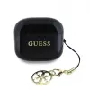 Guess Glossy Effect Printed Classic Logo & Charm TWS Bluetooth Earbuds su įkrovimo dėklu (Juoda)
