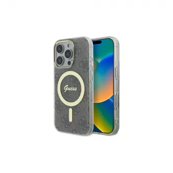 Guess GUHMP16XH4STW iPhone 16 Pro Max 6,9 colio rudas kietasis dėklas IML 4G MagSafe