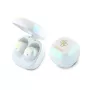 “Guess 4G Printed Logo” True Wireless Stereo Bluetooth ausinės su įkrovimo dėklu (balta)