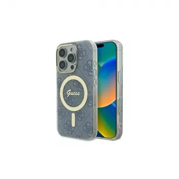 Guess GUHMP16XH4STB Hardcase, skirta Apple iPhone 16 Pro Max 6,9 colio, mėlyna, IML, 4G, MagSafe
