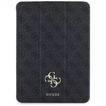 Guess GUFC11RM24PS4SGK iPad Air 11 colių (2024/2025) Magnetinis aplanko dėklas - Juodas su dideliu logotipu