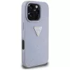 Guess Hot Stamp 4G Pattern Triangle Metal Logo Case, skirtas iPhone 16 Pro Max (violetinė)